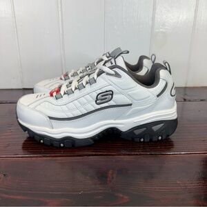 NWOT Skechers Sport Stamina Airy – White/Grey – Men’s 8.5 Wide